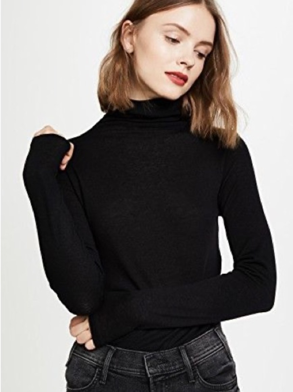 Club Monaco Julie Turtleneck Sweater Mini Houndstooth XS